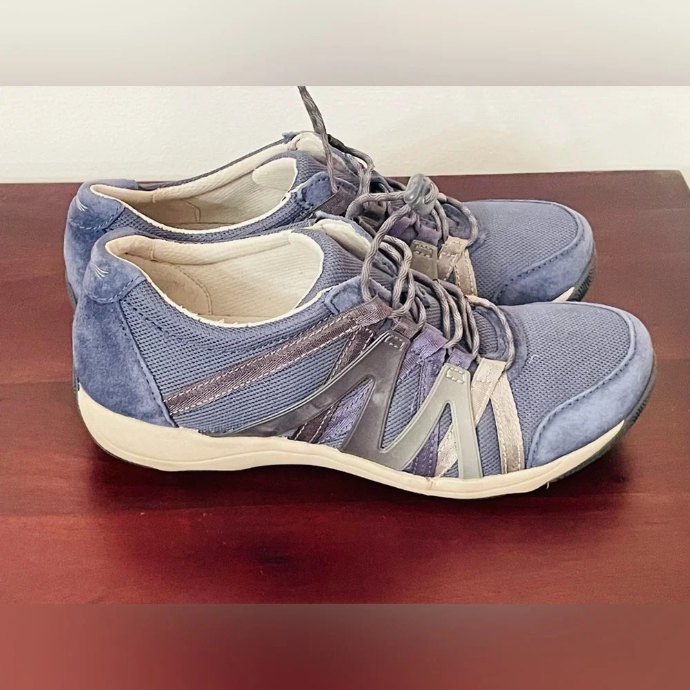 Dansko Shoes Women's Size 38 Blue Henriette Nurse Sneakers, Slip Resistant - Picture 3 of 10